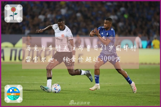 马竞与多特关注布鲁日21岁前锋特雷索尔迪,转会价超过3000万